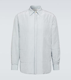 Auralee Quilted cotton and silk overshirt