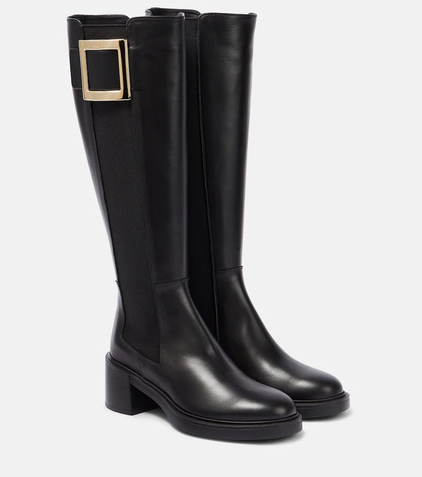 Roger Vivier Viv' Ranger leather chelsea boots