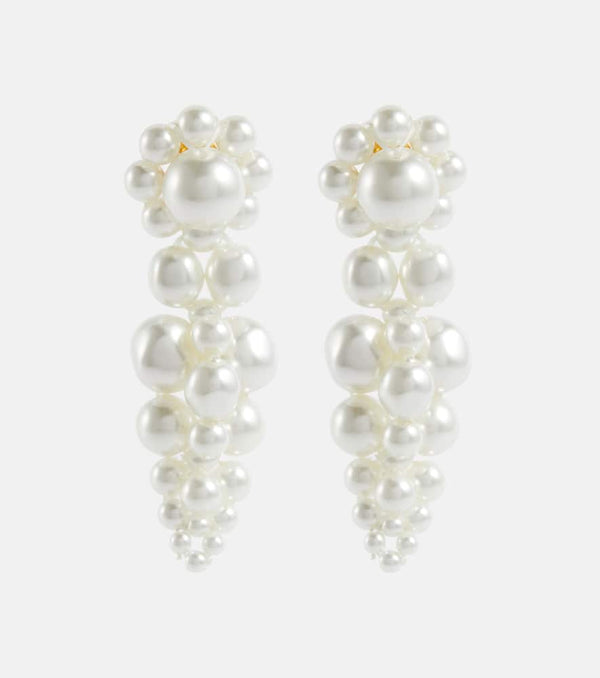 Simone Rocha Faux pearl drop earrings