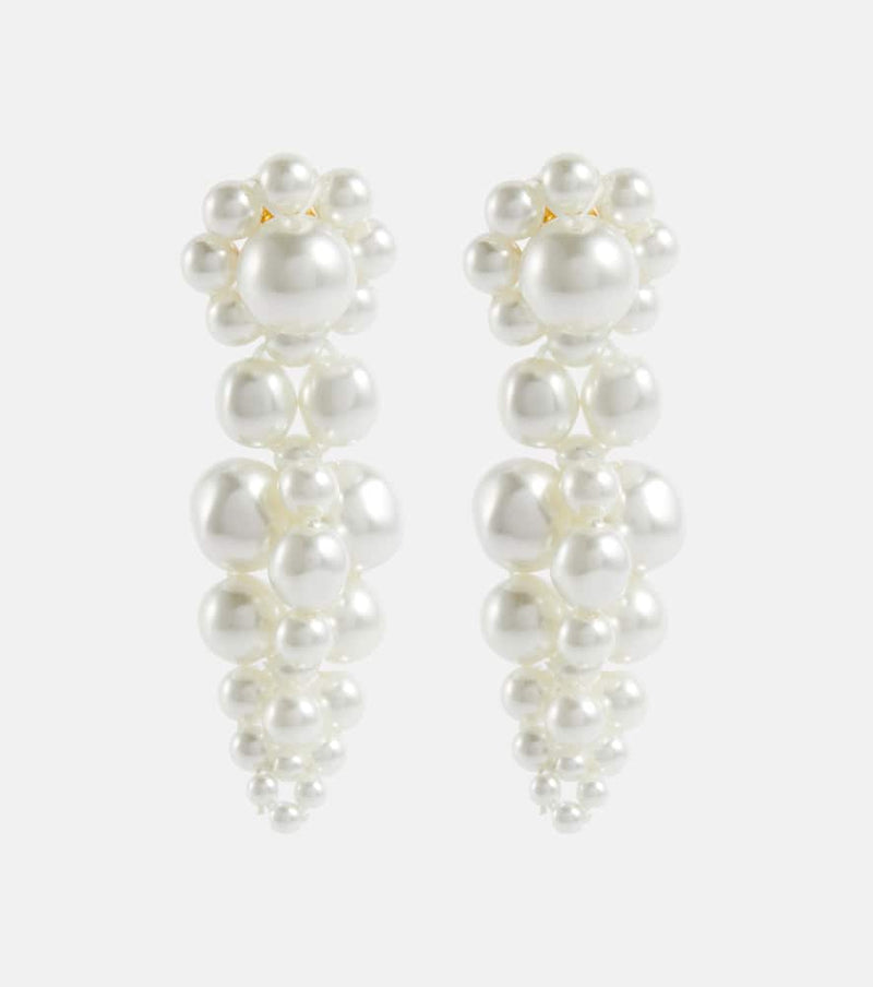 Simone Rocha Faux pearl drop earrings