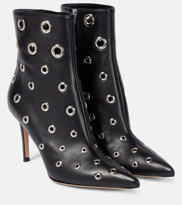 Gianvito Rossi Lydia 85 leather ankle boots