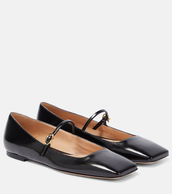 Gianvito Rossi Christina patent leather ballet flats