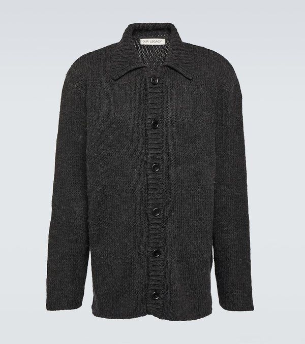 Our Legacy Ribbed-knit cardigan