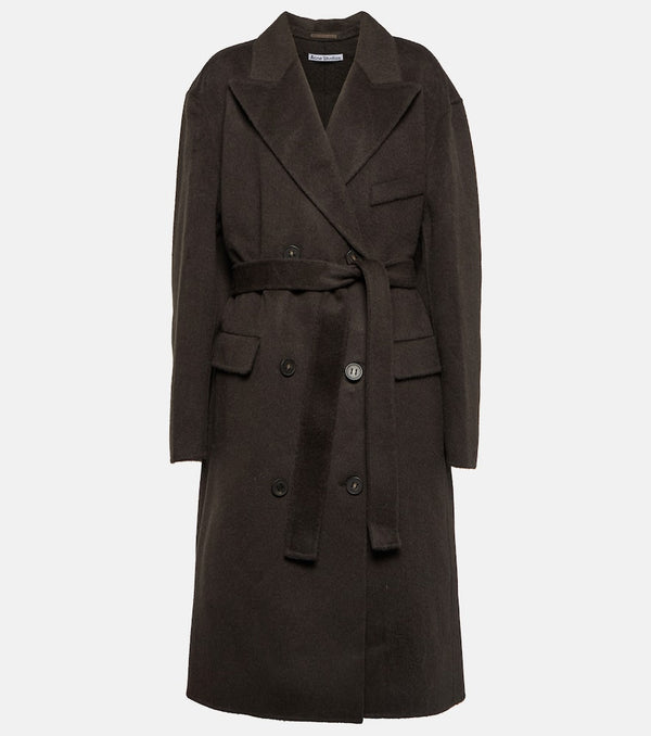 Acne Studios Double-breasted wool-blend coat