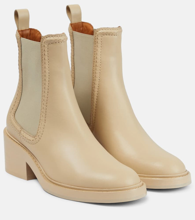 Chloé Mallo leather Chelsea boots