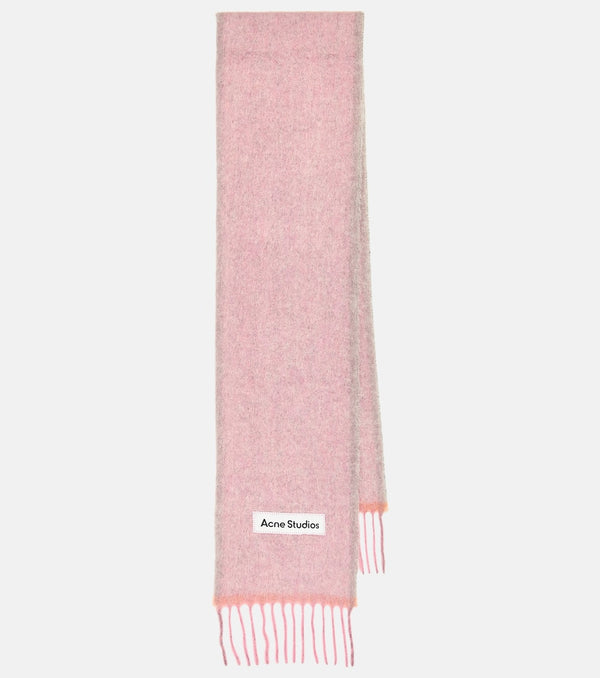 Acne Studios Vally Solid bouclé scarf