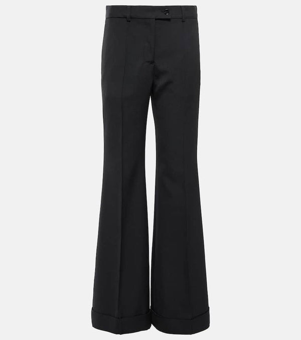 Acne Studios Wide-leg wool-blend pants