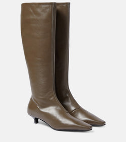 Toteme Leather knee-high boots