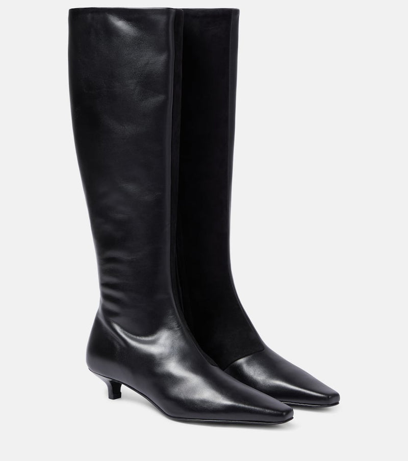 Toteme Leather knee-high boots