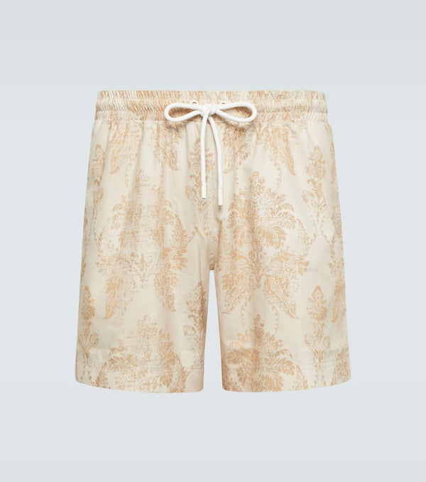 Commas Printed swim shorts