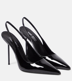 Paris Texas Lidia patent leather slingback pumps