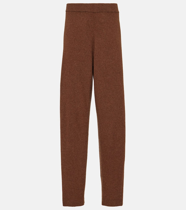 Lemaire High-rise straight wool pants