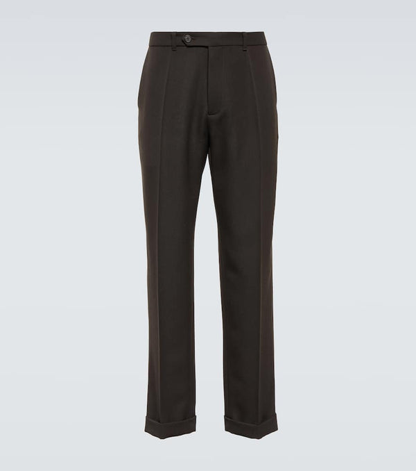 The Row Seth wool straight pants