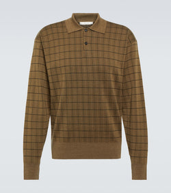 The Row Eutimio wool-blend polo sweater