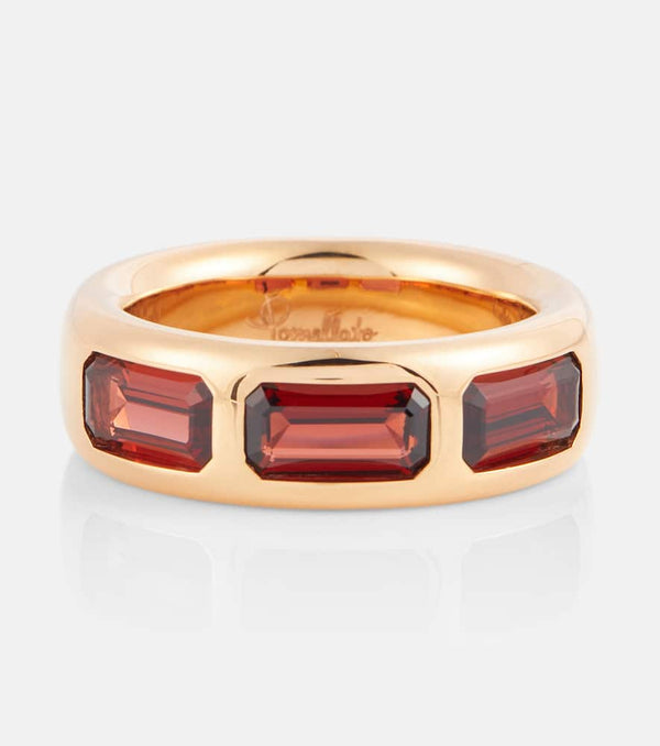 Pomellato Iconica 18kt rose gold ring with pyrope garnets