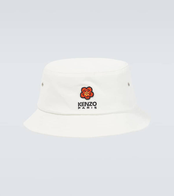 Kenzo Boke Flower embroidered cotton sun hat