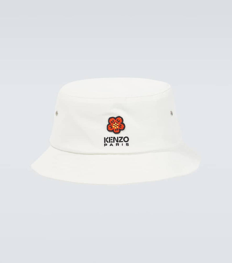 Kenzo Boke Flower embroidered cotton sun hat