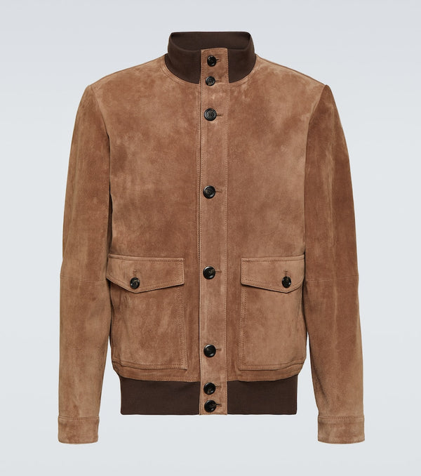 Tod's Suede bomber jacket