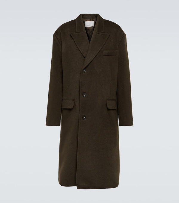 The Frankie Shop Curtis oversized wool-blend coat