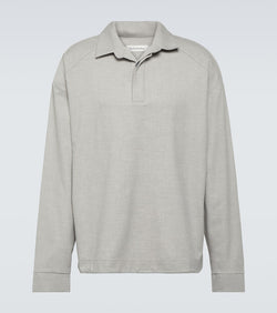 The Frankie Shop Dennis polo woven sweater