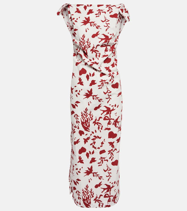 Emilia Wickstead Wallis printed cotton midi dress