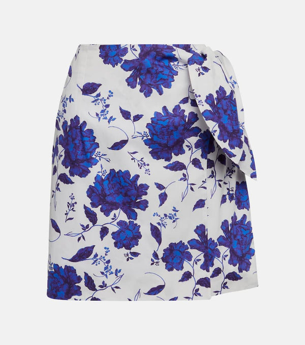 Emilia Wickstead Imy printed cotton miniskirt