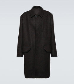 Rick Owens Jumbo virgin wool coat