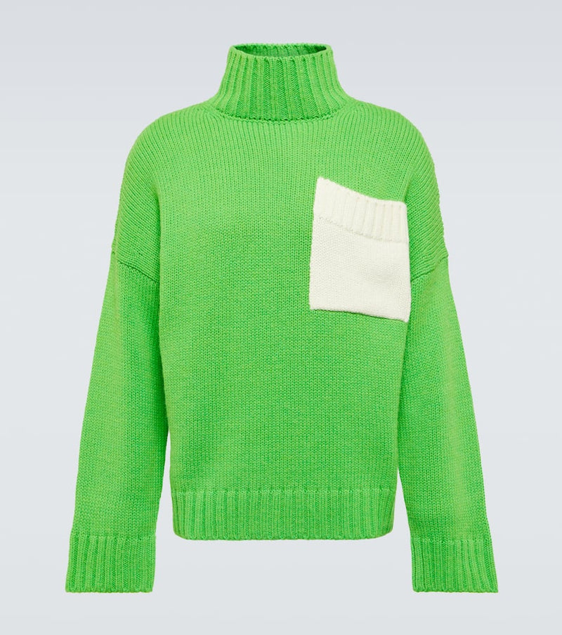 JW Anderson Patch Pocket turtleneck sweater