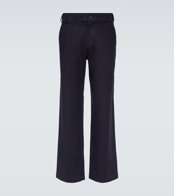 GR10K Straight leg wool-blend pants