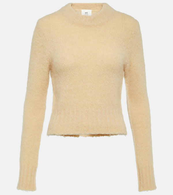 Ami Paris Alpaca and wool-blend sweater