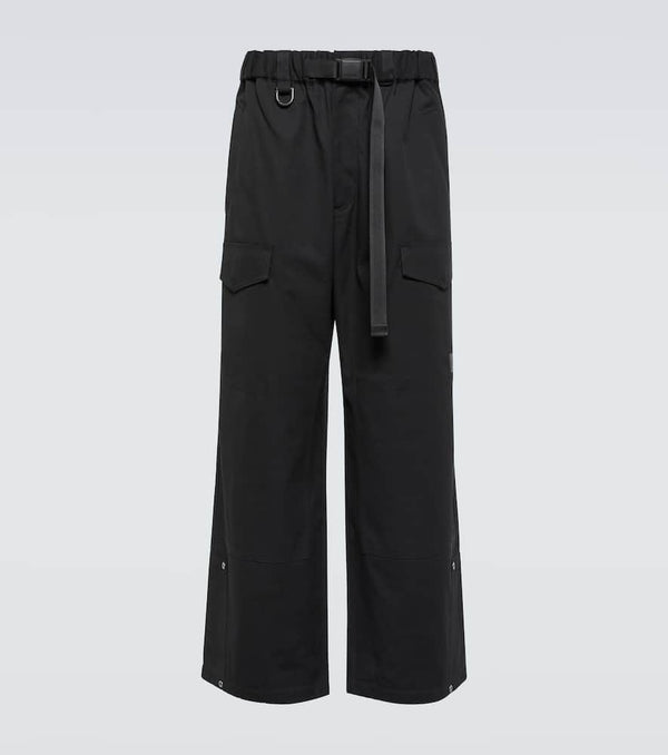 Y-3 Cotton cropped pants