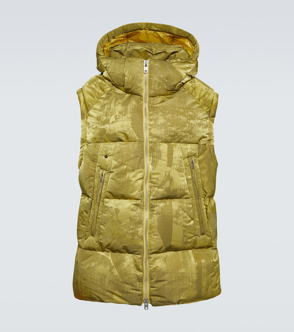 Y-3 Trompe-l'ail down vest