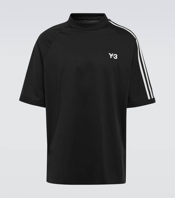 Y-3 Logo cotton-blend jersey T-shirt