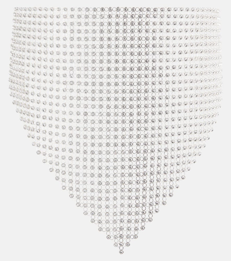 Isabel Marant Crystal-Embellished Necklace Silver