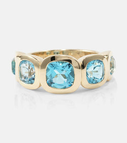 Robinson Pelham Marnie 14kt gold ring with topaz