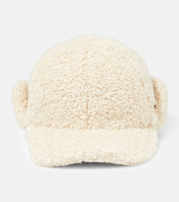 Stella McCartney Faux shearling baseball cap