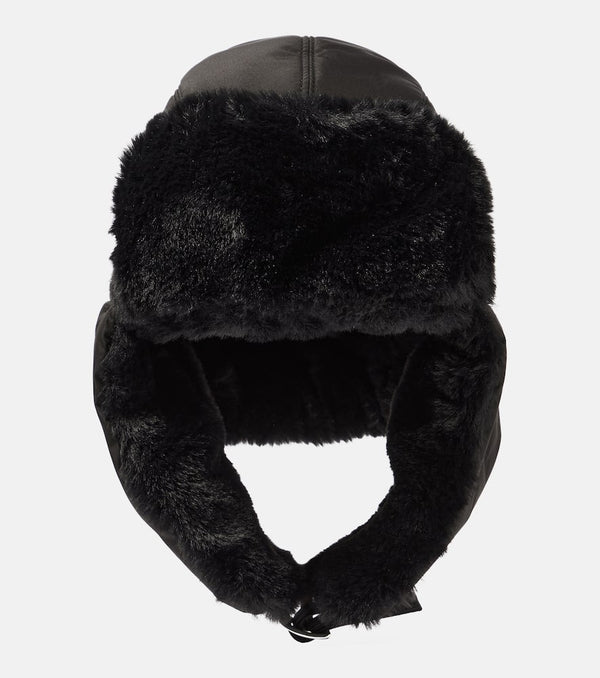 Stella McCartney Faux fur-trimmed hat