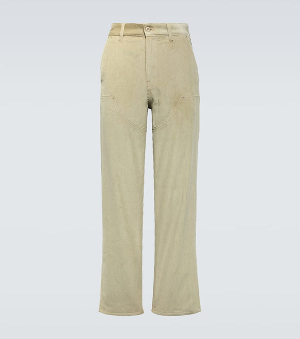 Loewe High-rise corduroy straight pants