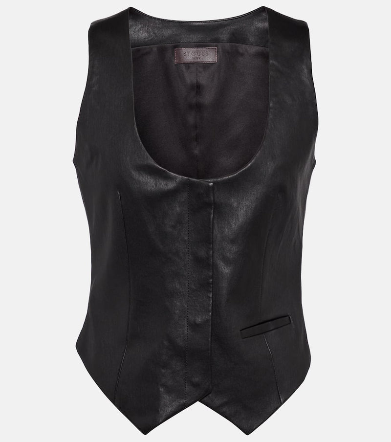 Stouls Adrian leather vest
