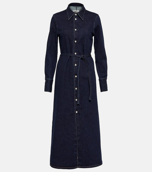 MM6 Maison Margiela Belted denim shirt dress