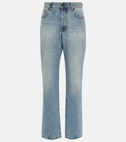 Saint Laurent High-rise straight jeans