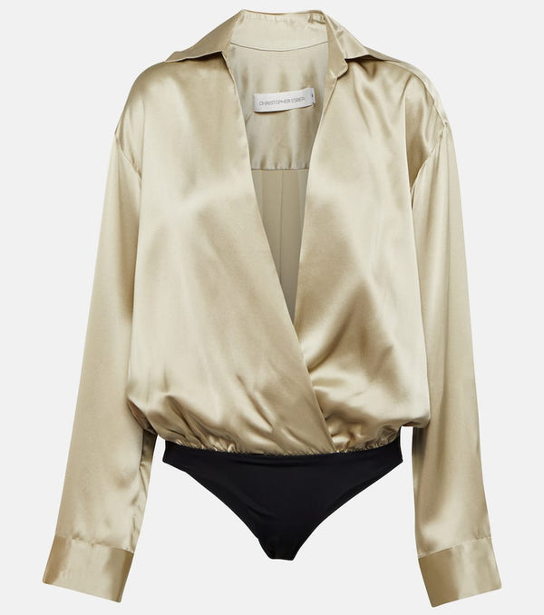 Christopher Esber Silk bodysuit