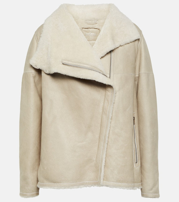 Isabel Marant Abeliki shearling-lined suede jacket