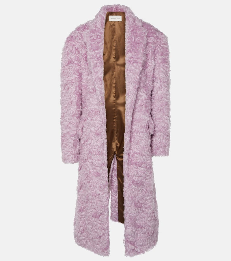 Dries Van Noten Faux fur coat