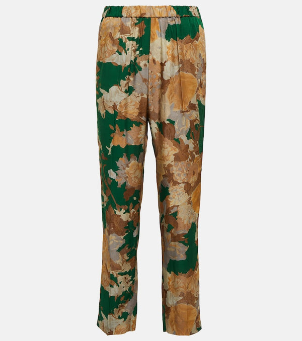 Dries Van Noten Printed slim pants