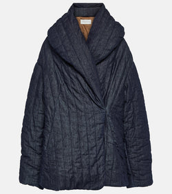 Dries Van Noten Voltaire denim puffer jacket