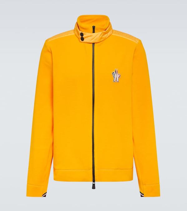 Moncler Grenoble Logo fleece ski jacket