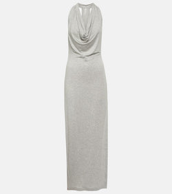 Norma Kamali Neeta jersey maxi dress