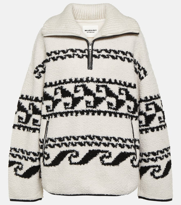 Marant Etoile Marner printed fleece sweater