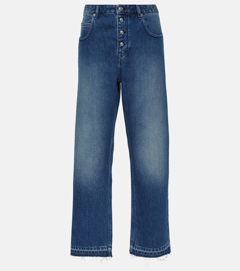 Marant Etoile Belden high-rise straight jeans